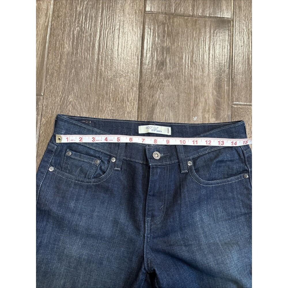 Levi's Women's Boot Cut Jeans - Dark Blue - Picture 9 of 13